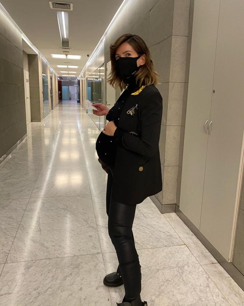 China Suárez previo al parto