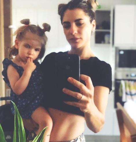 Carmen Zabala y su hija