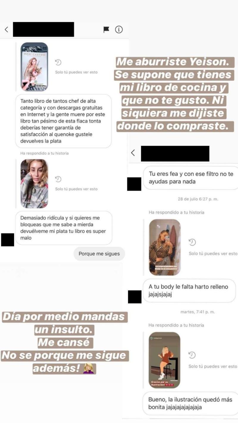 “Me cansé”: Daniela Castro funa a seguidor que no deja de criticarla