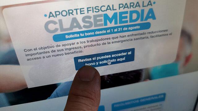 Aporte clase media bono de 500 mil