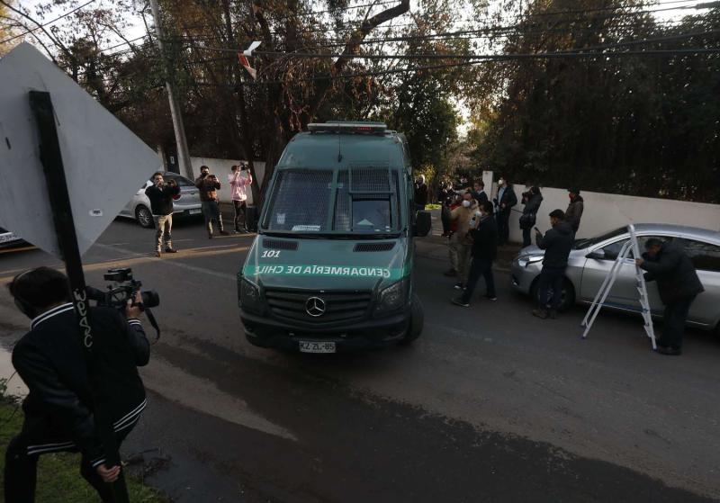 Nano Calderón fue trasladado al penal Santiago 1