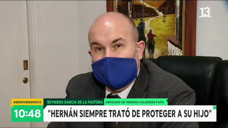Abogado de Hernán Calderón: "Tiene el alma destrozada”