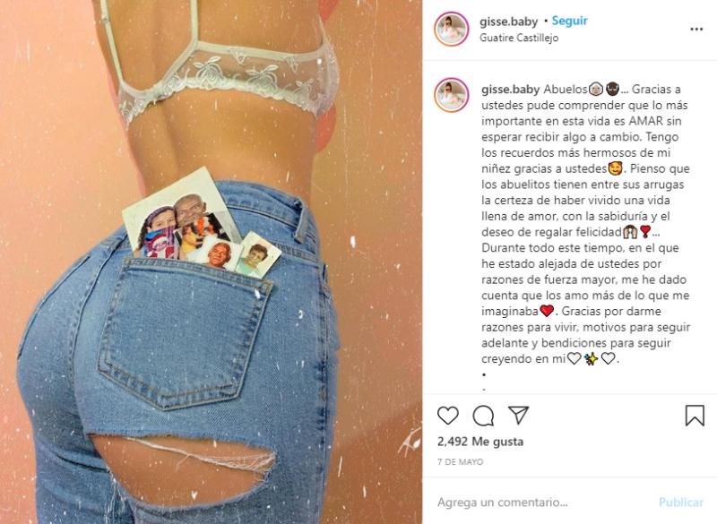 Influencer desata risas con insólito mensaje para sus abuelos