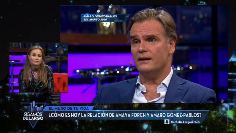 Amaya Forch habla de su relación actual con Amaro Gómez-Pablos