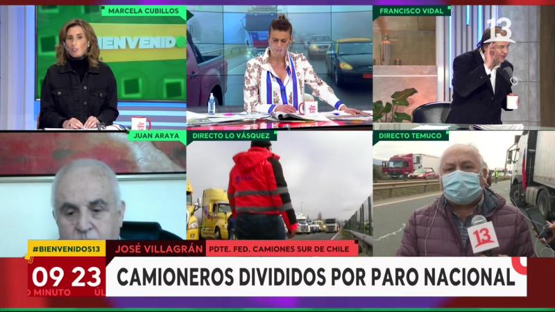Dirigente camionero increpó a Francisco Vidal: “También tiene la culpa”