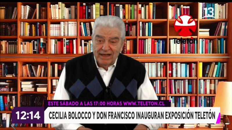 Cecilia Bolocco felicita en pantalla a Don Francisco por aniversario
