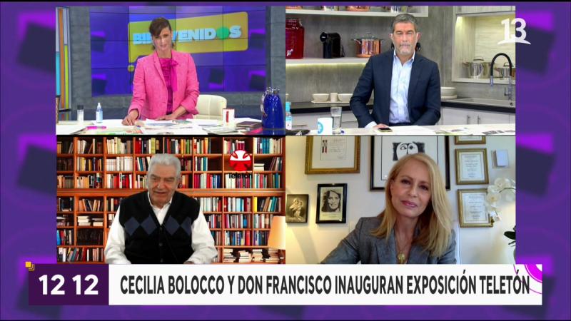 Cecilia Bolocco felicita en pantalla a Don Francisco por aniversario