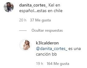 Kel Calderón responde insólita crítica de seguidora