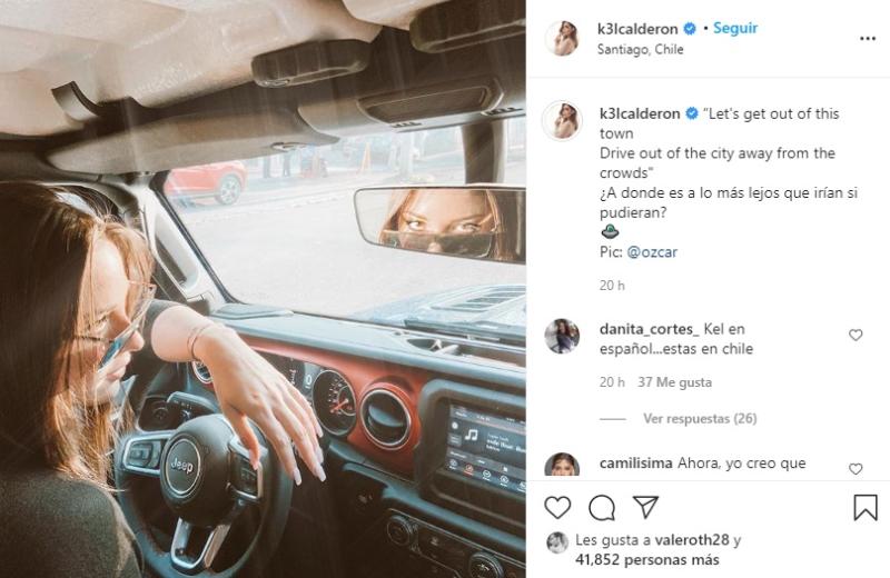 Kel Calderón responde insólita crítica de seguidora