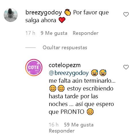 cote lopez comentario sobre su libro