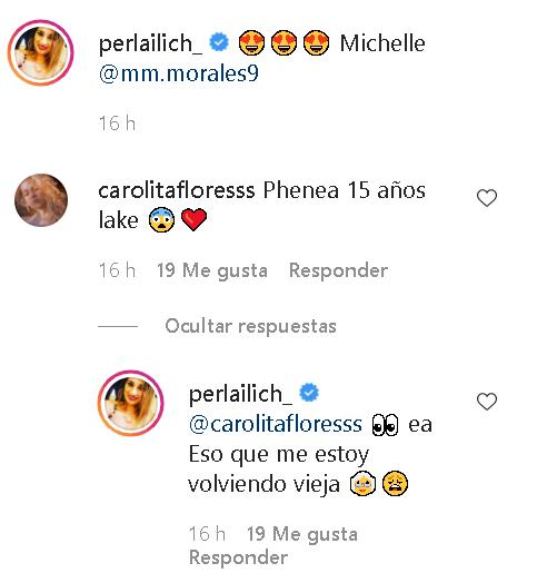 Perla Ilich responde comentarios hija