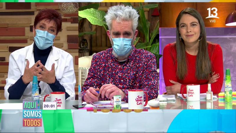 Doctora Herrera solidariza con Raquel Argandoña en pantalla