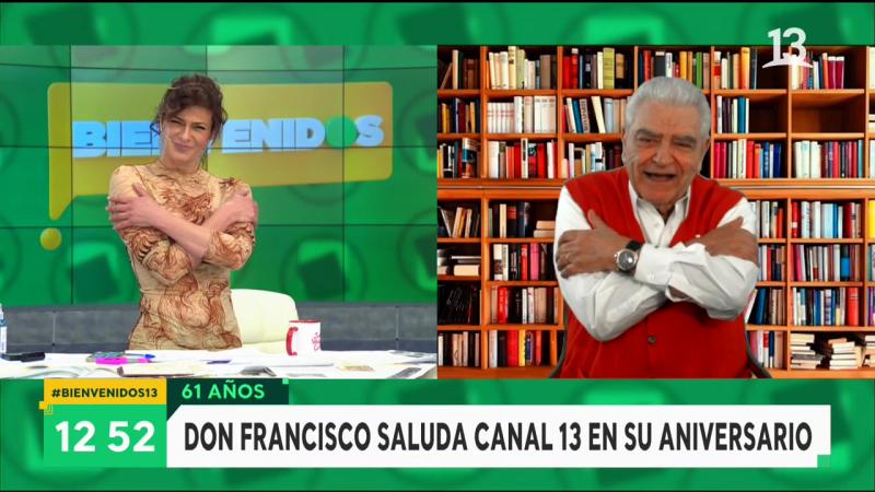 Don Francisco envía lindo mensaje por aniversario de Canal 13