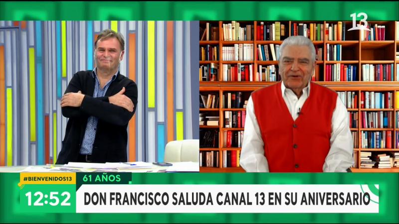 Don Francisco envía lindo mensaje por aniversario de Canal 13