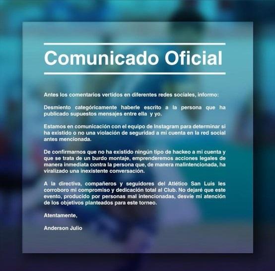 Joven destapa coqueto mensaje de futbolista que tiene pareja