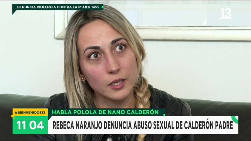 Novia de Nano Calderón descarta que le pidieran querellarse contra su suegro