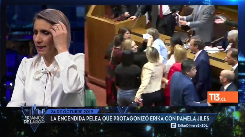 Érika Olivera habla de duro conflicto con Pamela Jiles