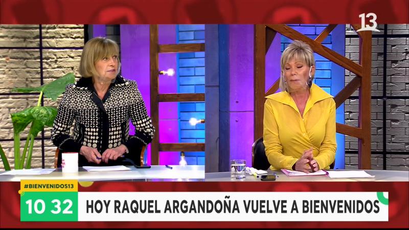 Raquel Argandoña es sorprendida con mensaje de Evelyn Matthei