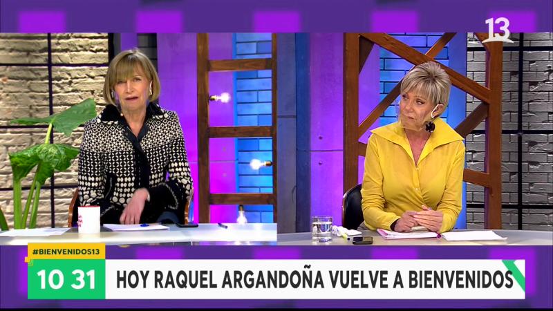 Raquel Argandoña es sorprendida con mensaje de Evelyn Matthei