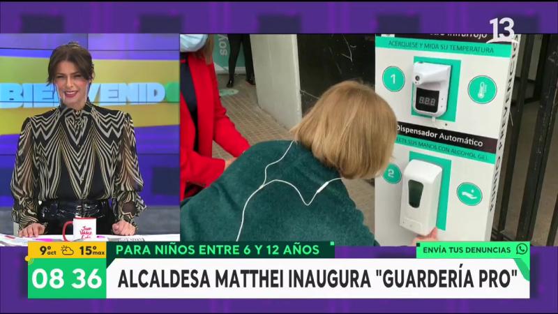 Pasó susto: Evelyn Matthei sufre insólito chascarro en Bienvenidos