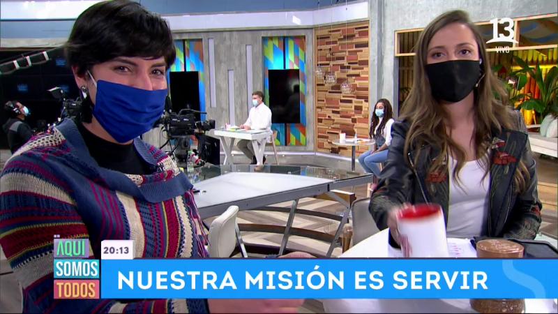 Periodista de Aquí somos todos sufrió insólito chascarro en pantalla