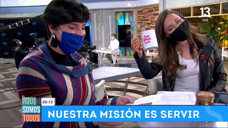 Periodista de Aquí somos todos sufrió insólito chascarro en pantalla