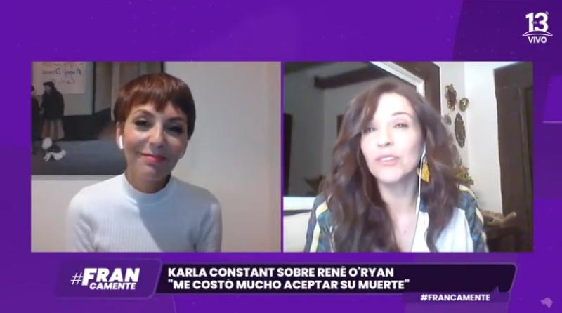 Karla Constant se emociona al recordar muerte de René O’Ryan