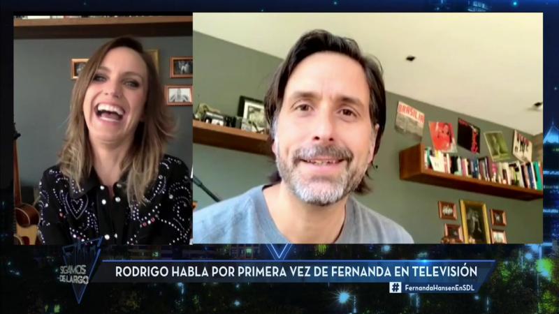 Marido de Fernanda Hansen habla por primera vez en TV sobre ella