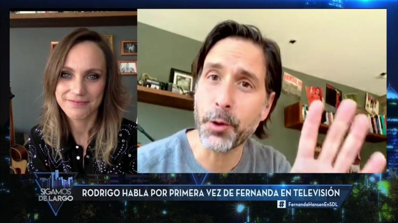 Marido de Fernanda Hansen habla por primera vez en TV sobre ella