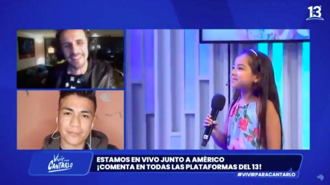 Américo y canción con su hija