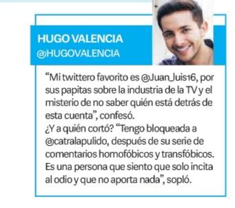 Hugo Valencia destruye a Catalina Pulido: “No aporta nada”