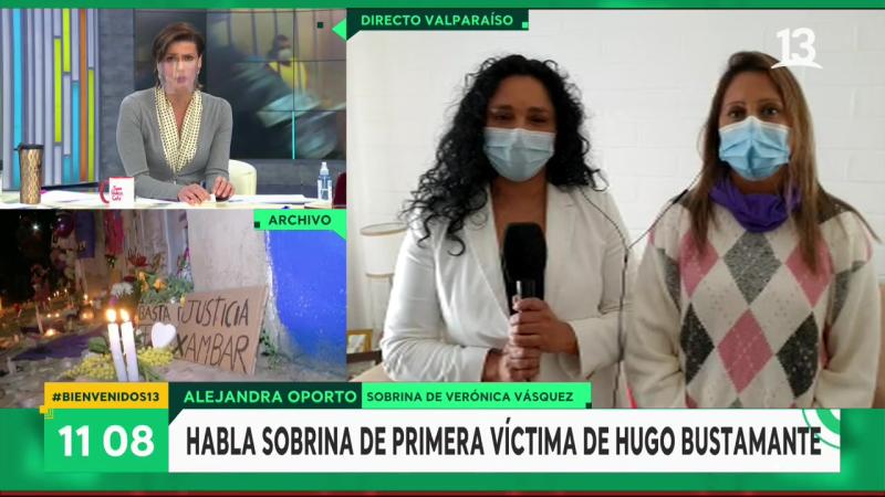 Alejandra Oporto sobrina de Verónica Vásquez