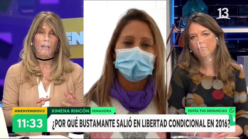 senadoras opinan sobre libertad de Hugo Bustamante