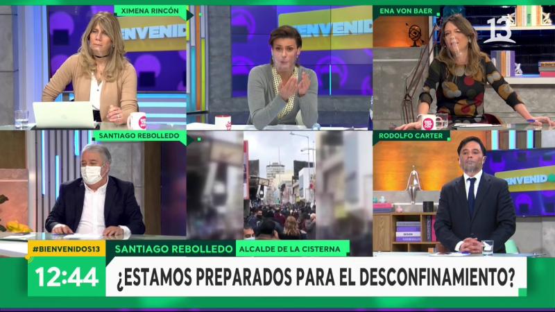 senadoras comentan desconfinamiento