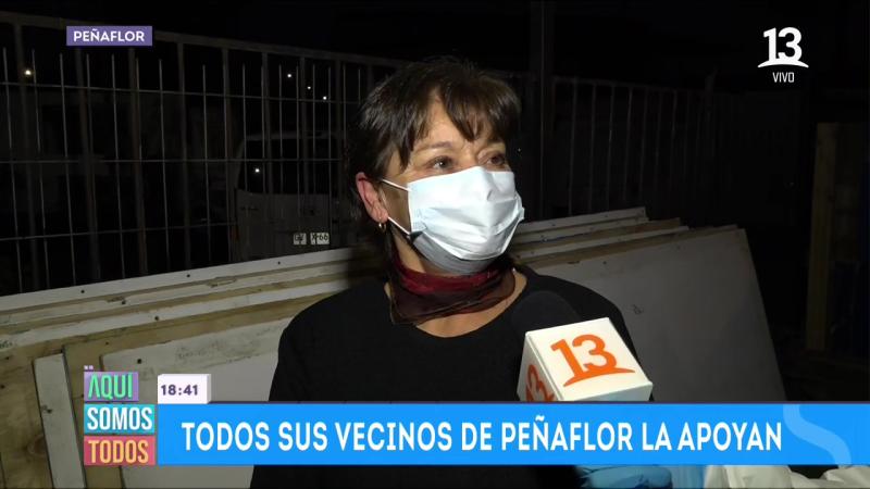Vecina de Leonila se activó para ayudarla
