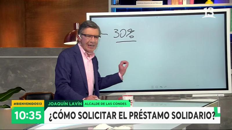 Joaquín Lavín explica Préstamo Solidario