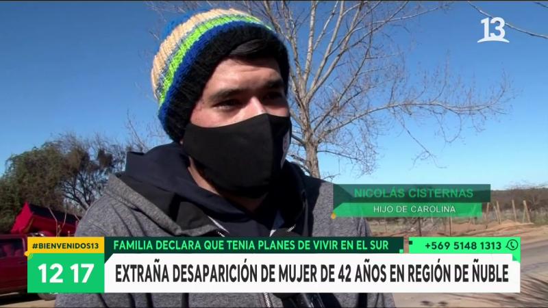 Nicolás Cisternas, hijo de Carolina Fuentes