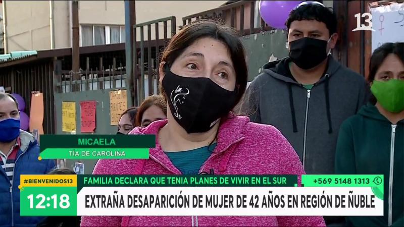 Micaela, tía de Carolina Fuentes