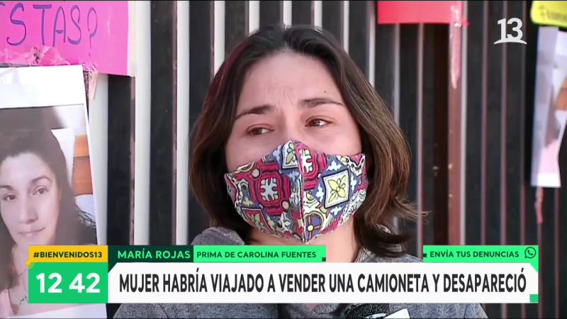 María Rojas, prima de Carolina Fuentes