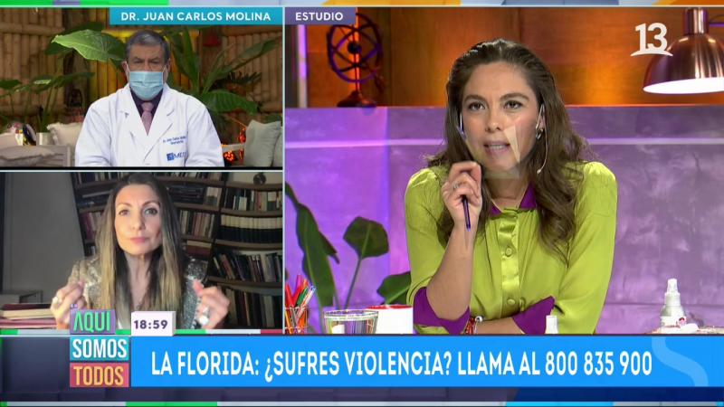 Macarena y el Dr. Juan Carlos Molina