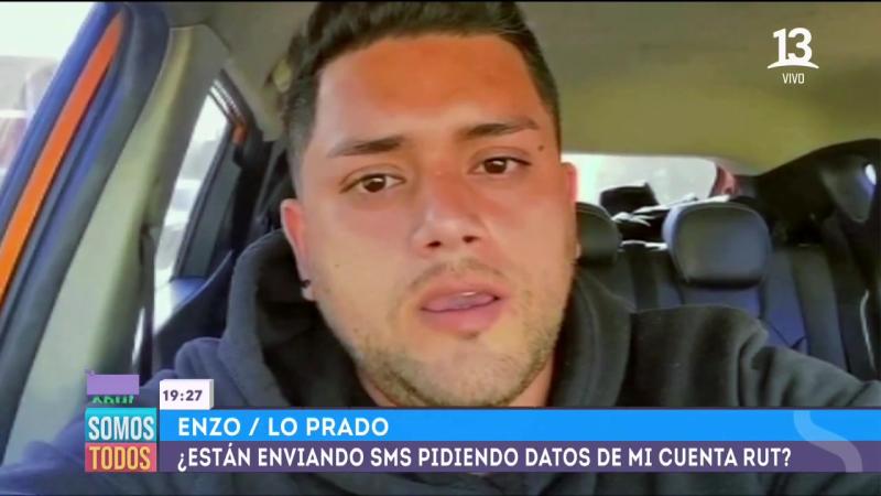 Enzo, desde lo Prado envió su consulta a Sebastián Sichel