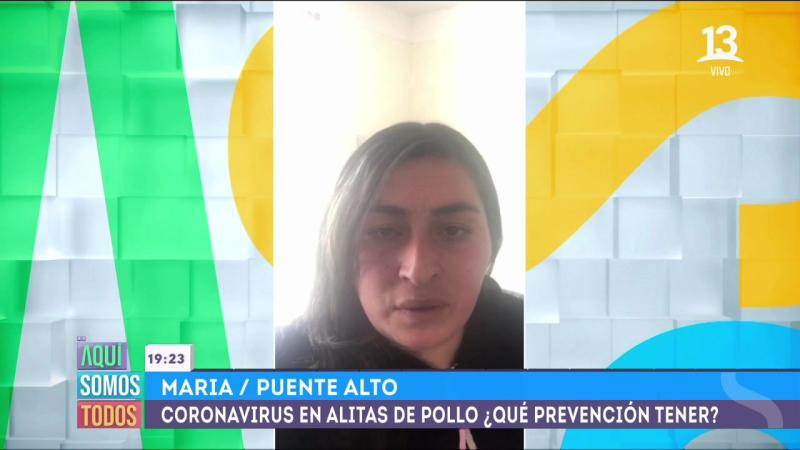 Televidente preguntó sobre el coronavirus encontrado en alitas del pollo