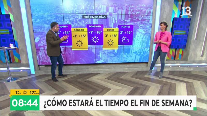 Posibles lluvias en Santiago