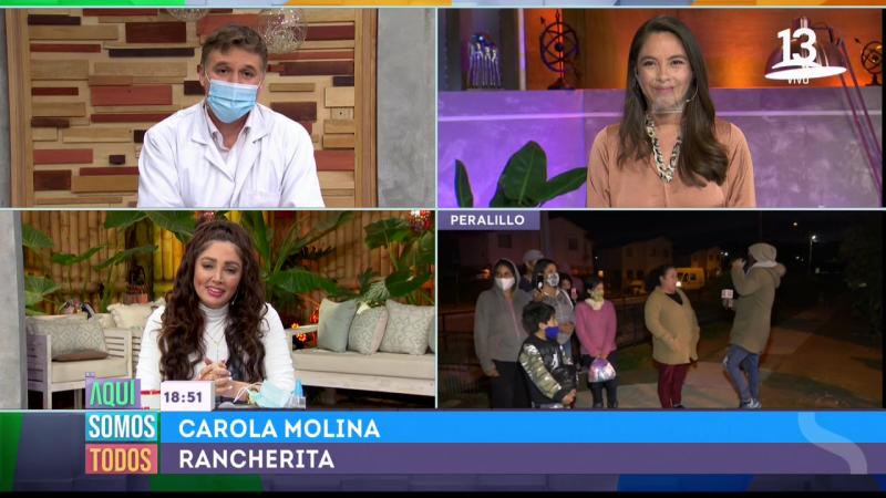 Carola Molina en Aquí Somos Todos