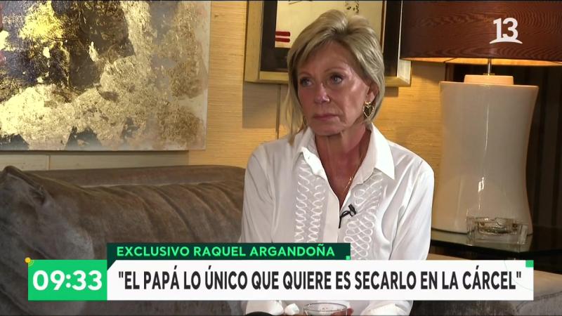 Raquel Argandoña en exclusivo