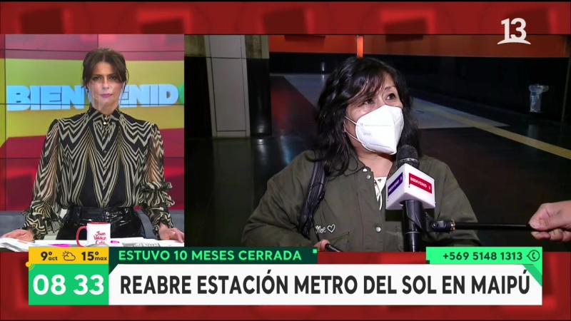Reabre Estación Metro del Sol en Maipú