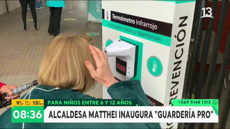 Matthei en la "Guardería Pro"