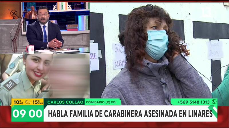 Habla familia de carabinera asesinada en Linares