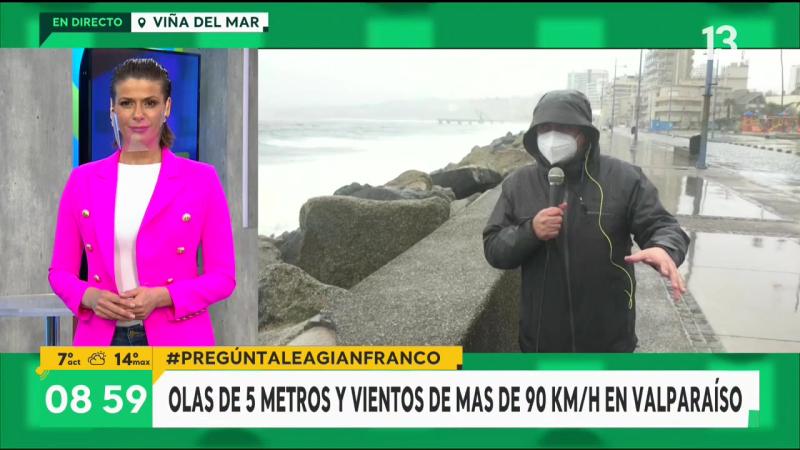 Marejadas en Valparaíso y Viña del Mar