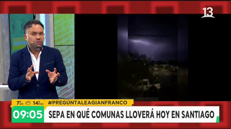 Se espera lluvia en la capital